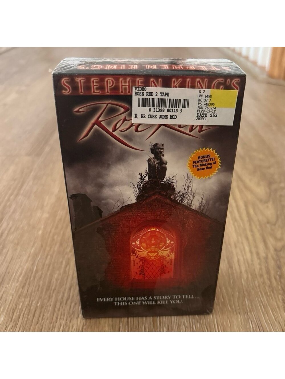 Stephen King's Rose Red VHS 2 Tape Set Sealed Horror Miniseries New